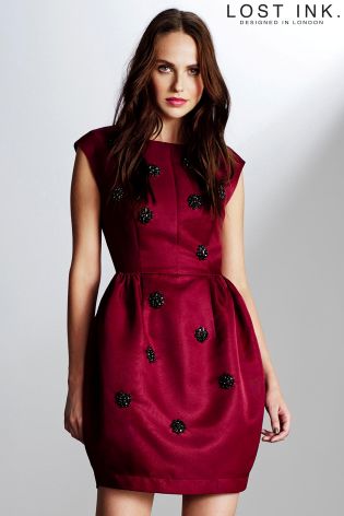 Lost Ink Hattie Embellished Dress